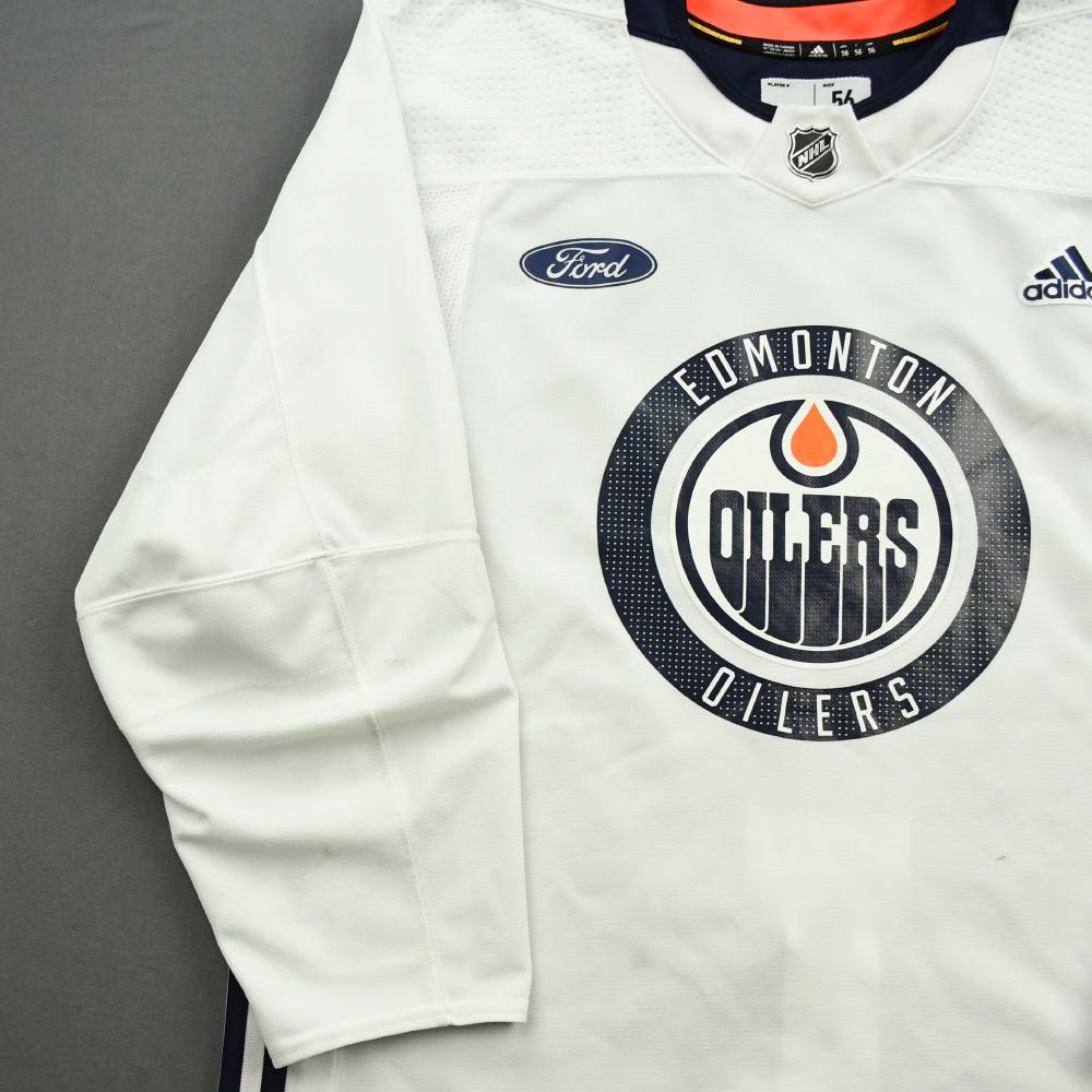 Lot Detail - Connor McDavid - Edmonton Oilers - Practice-Worn Jersey -  2019-20 NHL Season