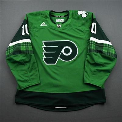 Andy Andreoff - St. Patrick's Day Warm-Up Worn Autographed Jersey 