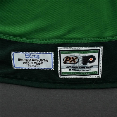 Nicolas Aube-Kubel - St. Patrick's Day Warm-Up Worn Autographed Jersey 