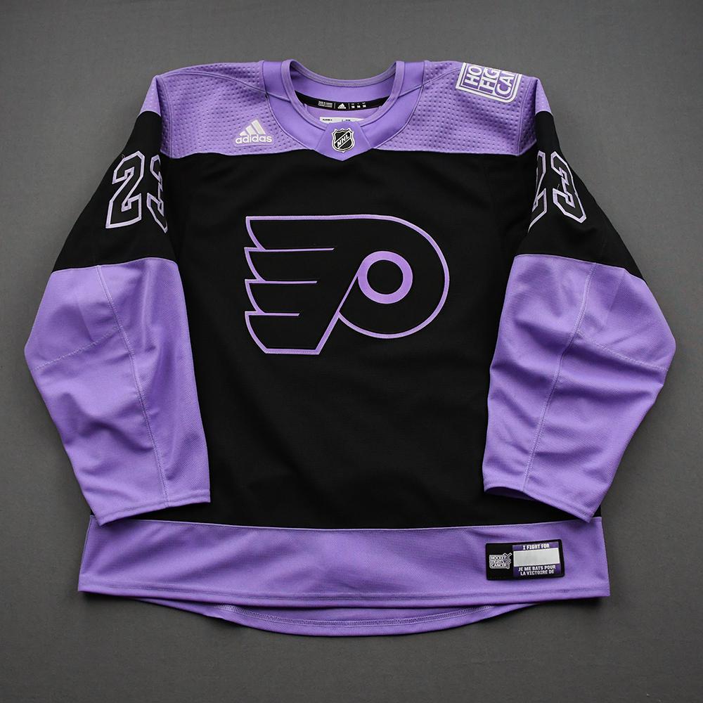 Lot Detail - Robert Hagg - Warm-Up Worn Hockey Fights Cancer Autographed  Jersey - April 18, 2021