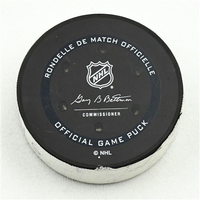 Kevin Hayes - Philadelphia Flyers - Goal Puck - (Rare TRACKING PUCK) January 13, 2021 vs. Pittsburgh Penguins (NHL Logo)