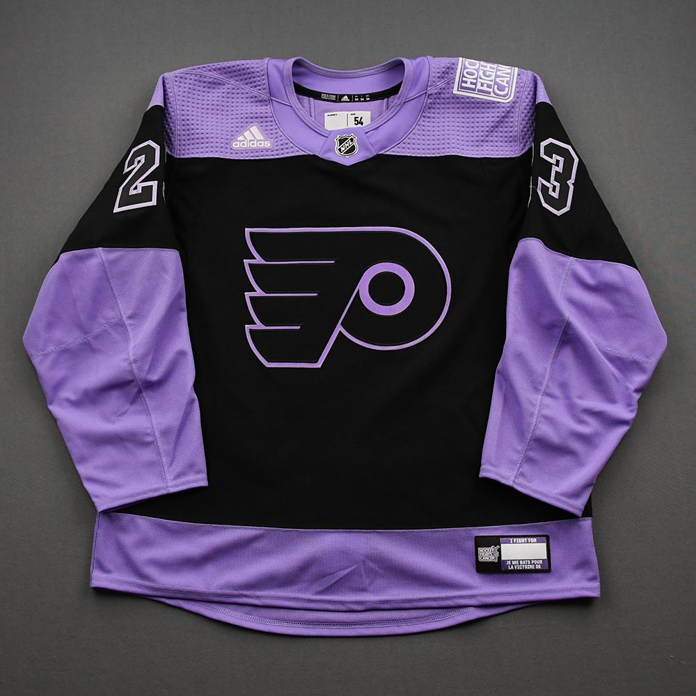 Sean Couturier - Philadelphia Flyers - Hockey Fights Cancer Warmup-Issued  Autographed Jersey - NHL Auctions