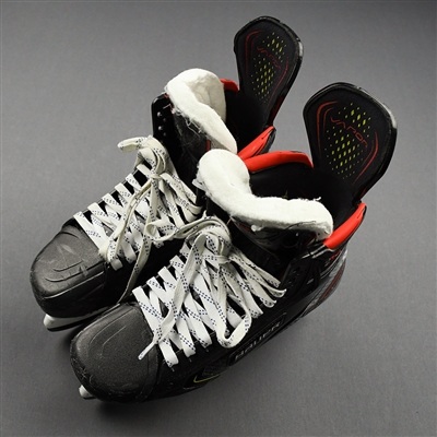 David Pastrnak - Game-Worn - Bauer Vapor 2X Skates - 2019-20 NHL Season