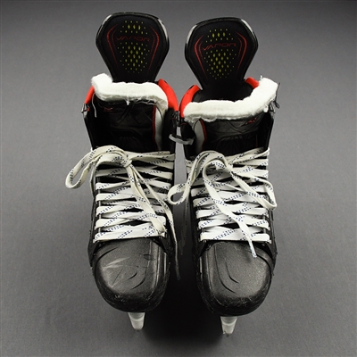 David Pastrnak - Game-Worn - Bauer Vapor 2X Skates - 2019-20 NHL Season
