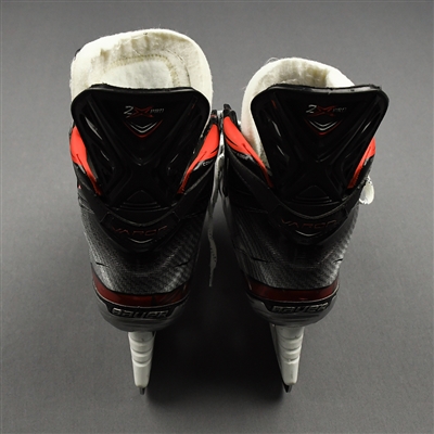 David Pastrnak - Game-Worn - Bauer Vapor 2X Skates - 2019-20 NHL Season