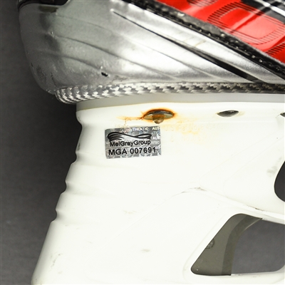 David Pastrnak - Game-Worn - Bauer Vapor 2X Skates - 2019-20 NHL Season