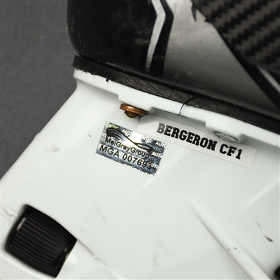 Patrice Bergeron - Game-Worn - CCM Super Tacks AS1 Skates - Worn in 2019 Stanley Cup Final