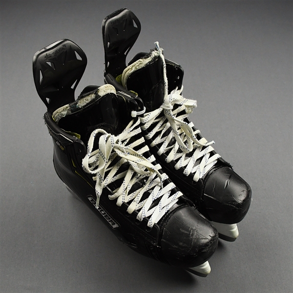 Charlie McAvoy - Game-Worn - Bauer Supreme 2S Skates - Worn in 2019 Stanley Cup Final