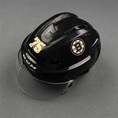 Connor Clifton - Game-Worn - CCM Helmet - 2019-20 NHL Season