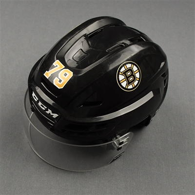 Jeremy Lauzon - Game-Worn - CCM Helmet  - 2019-20 NHL Season
