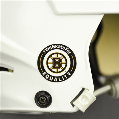 Nick Ritchie - Game-Worn - CCM Helmet - 2019-20 NHL Season