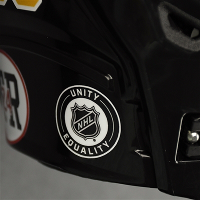 David Pastrnak - Game-Worn - Bauer Helmet - Worn March 3, 2021