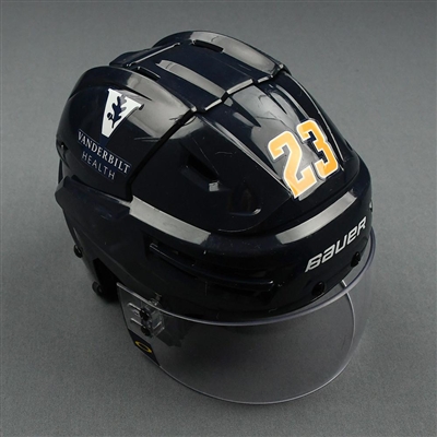 Rocco Grimaldi - Game-Worn Reverse Retro Helmet - 2020-21 NHL Season