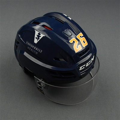 Phillip Tomasino - Game-Issued Reverse Retro Helmet - 2020-21 NHL Season