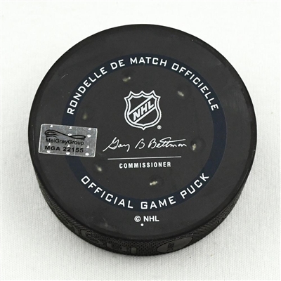 Nashville Predators - Game Puck - (Rare TRACKING PUCK) January 14, 2021 vs. Columbus Blue Jackets (NHL Logo)