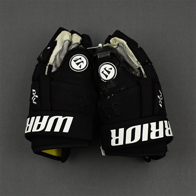 Zdeno Chara - Game-Worn - Warrior AX1 Gloves - 2019-20 NHL Season