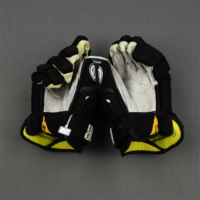 Torey Krug - Game-Worn - Warrior AX1 Gloves - 2019-20 NHL Season