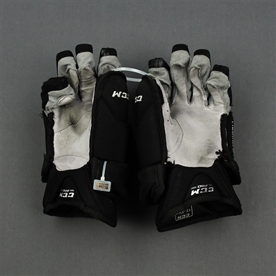 Par Lindholm - Game-Worn - CCM HG 12 Gloves - 2019-20 NHL Season