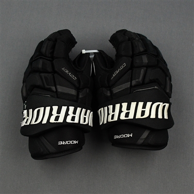 John Moore - Game-Worn - Warrior Covert Gloves - 2019-20 NHL Season