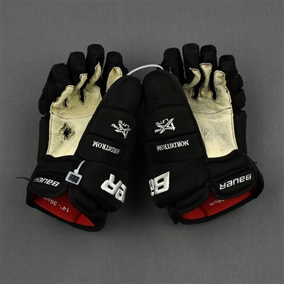 Joakim Nordstrom - Game-Worn - Bauer Vapor 1X Lite Gloves - 2019-20 NHL Season