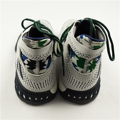 Andrew Wiggins - adidas Crazy Explosive 2016 White with Blue Bottom- Sample Tag