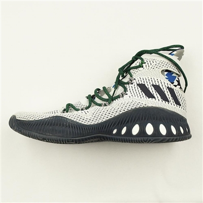 Andrew Wiggins - adidas Crazy Explosive 2016 White with Blue Bottom- Sample Tag