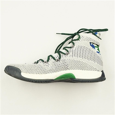 Andrew Wiggins - adidas Crazy Explosive 2016 White with Blue Bottom- Sample Tag