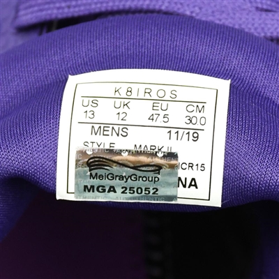 Spencer Dinwiddie - 2019 K8iros Mark II PE (Purple) - January 6, 2020 @ Orlando Magic