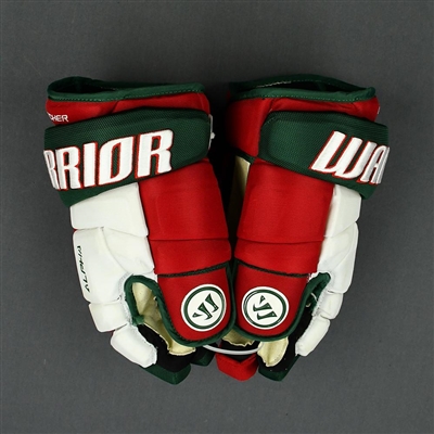 Will Butcher - Game-Worn Heritage Gloves - 2019-20 NHL Season