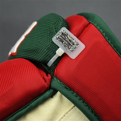 Will Butcher - Game-Worn Heritage Gloves - 2019-20 NHL Season