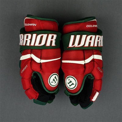 Blake Coleman - Game-Worn Heritage Gloves - 2019-20 NHL Season