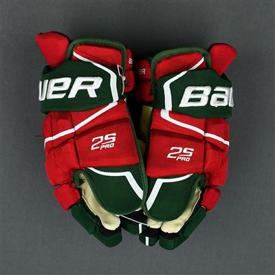 Andy Greene - Game-Worn Heritage Gloves - 2019-20 NHL Season