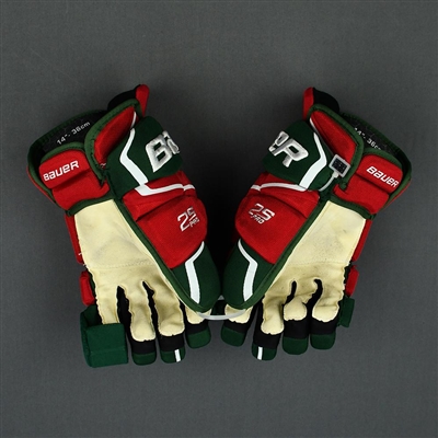 Andy Greene - Game-Worn Heritage Gloves - 2019-20 NHL Season
