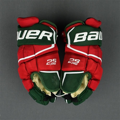 Nikita Gusev - Game-Worn Heritage Gloves - 2019-20 NHL Season