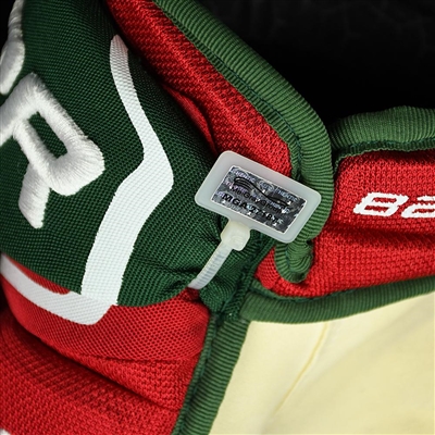 Nikita Gusev - Game-Worn Heritage Gloves - 2019-20 NHL Season