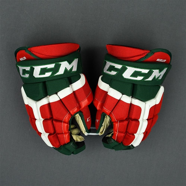 Mirco Mueller - Game-Worn Heritage Gloves - 2019-20 NHL Season