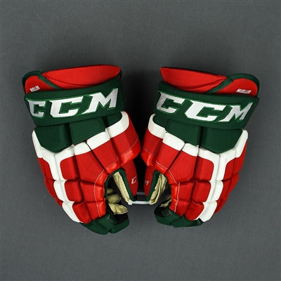 Mirco Mueller - Game-Worn Heritage Gloves - 2019-20 NHL Season