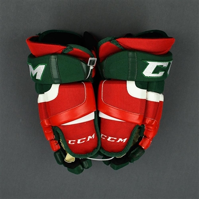 Mirco Mueller - Game-Worn Heritage Gloves - 2019-20 NHL Season