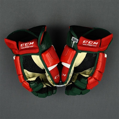 Mirco Mueller - Game-Worn Heritage Gloves - 2019-20 NHL Season