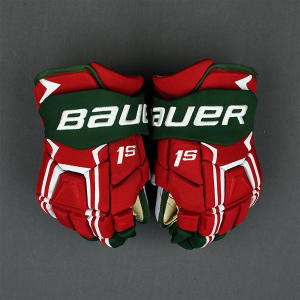 Kyle Palmieri - Game-Worn Heritage Gloves - 2019-20 NHL Season