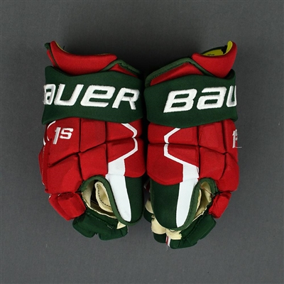 Kyle Palmieri - Game-Worn Heritage Gloves - 2019-20 NHL Season