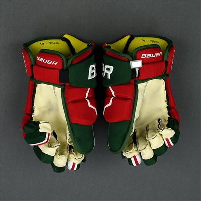 Kyle Palmieri - Game-Worn Heritage Gloves - 2019-20 NHL Season