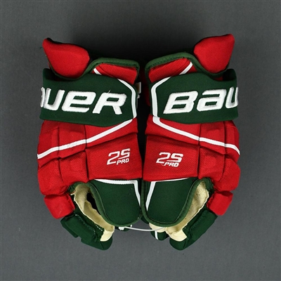 Damon Severson - Game-Worn Heritage Gloves - 2019-20 NHL Season