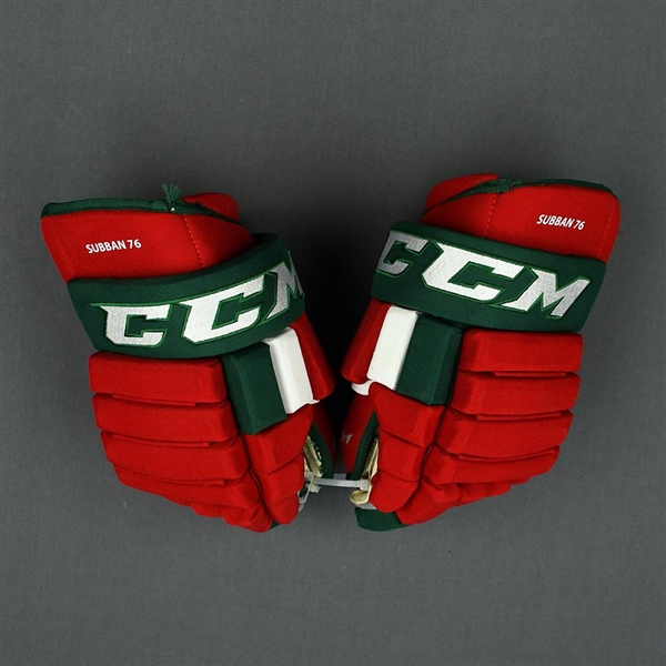 P.K. Subban - Game-Worn Heritage Gloves - 2019-20 NHL Season