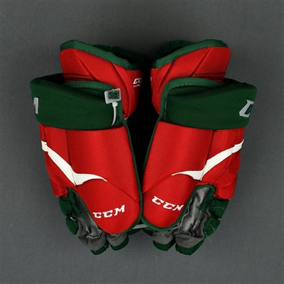 Matt Tennyson - Game-Worn Heritage Gloves - 2019-20 NHL Season
