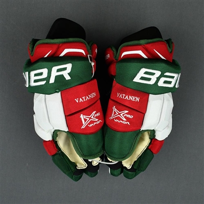 Sami Vatanen - Game-Worn Heritage Gloves - 2019-20 NHL Season