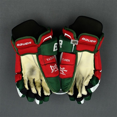 Sami Vatanen - Game-Worn Heritage Gloves - 2019-20 NHL Season