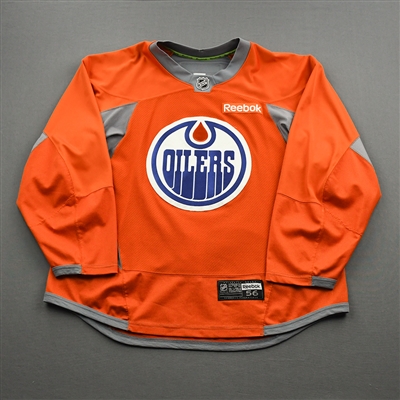 Kris Russell - Edmonton Oilers - Practice-Worn Jersey - 2016-17 NHL Season