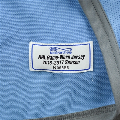 Iiro Pakarinen - Edmonton Oilers - Practice-Worn Jersey - 2016-17 NHL Season