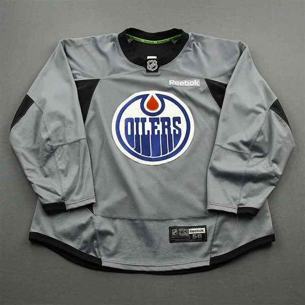 Patrick Maroon - Edmonton Oilers - Practice-Worn Jersey - 2016-17 NHL Season